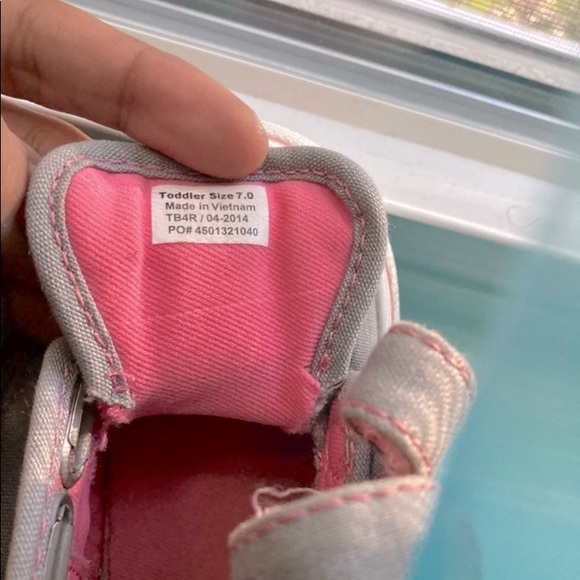 Vans strap-across Toddler Girls size 7 - Picture 5 of 5